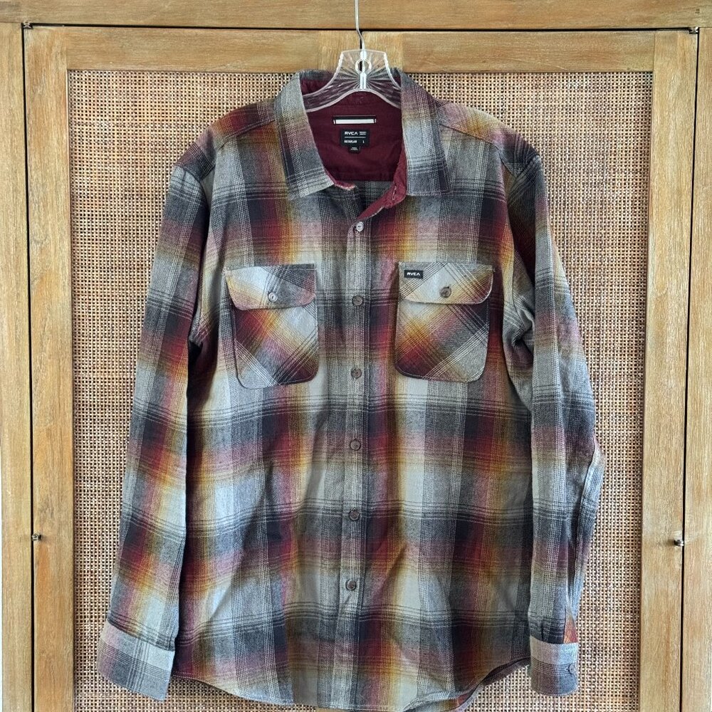RVCA Flannel Shirt - Mens Large